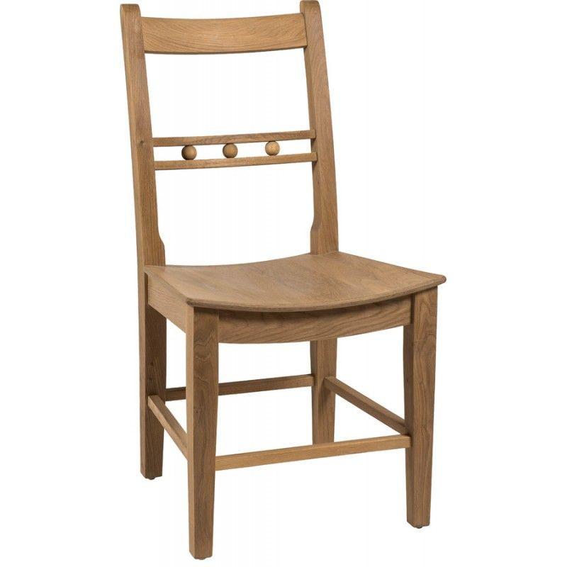 Suffolk seasoned oak dining chair