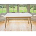Aubrey Dining Table in Solid Oak. 