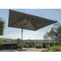 Truro 3m Square Cantilever Parasol with LED Lights and Base