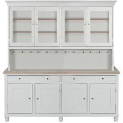 Suffolk 6ft Glazed Rack Dresser