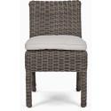 Toulston outdoor wicker dining chair.