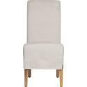 Long Island dining chair with linen cover