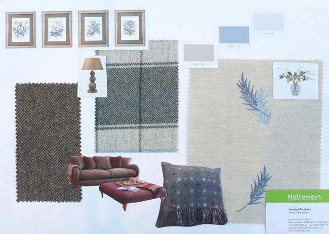 Mood board for Smith-Keary – Living Room